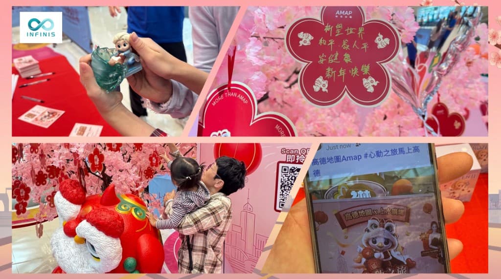 Participants interacting with AMAP experiential booth